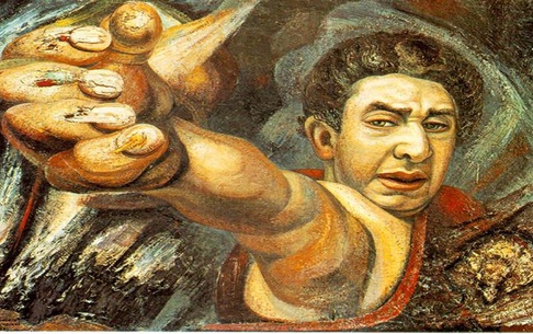 O artista Mexicano David Alfaro Siqueiros