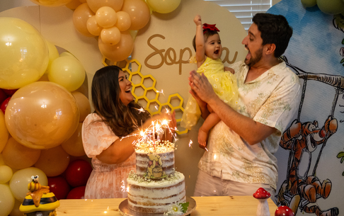 Comemorando o Primeiro Aniversário de Sophia Rubião: Uma Celebração de Amor.