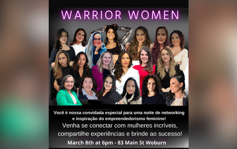 WARRIOR WOMEN: COQUETEL MULHERES EMPREENDEDORAS