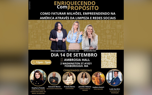 Transforme o seu futuro no evento “Enriquecendo com propósito”