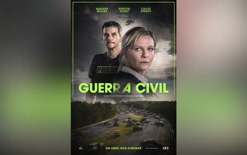 Coluna Deny: Diamond Films lança pôster oficial de 'Guerra Civil' , com Wagner Moura e Kirsten Dunst