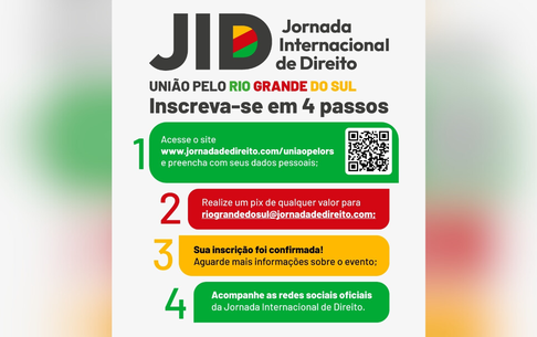 Coluna Terezinha: Jornada Internacional de Direito realiza evento em prol dos desabrigados do RS