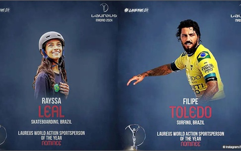 Coluna Esportes: Rayssa e Filipinho são indicados ao Laureus, maior prêmio do Esporte