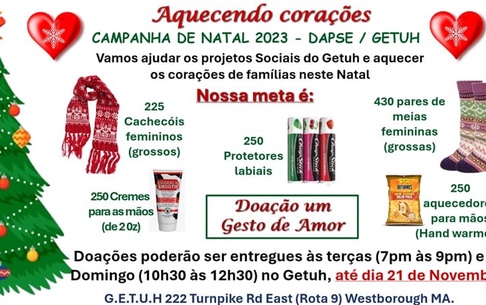 Getuh lança Campanha de Natal “Aquecendo Corações”