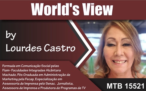 Coluna World's View by Lourdes Castro