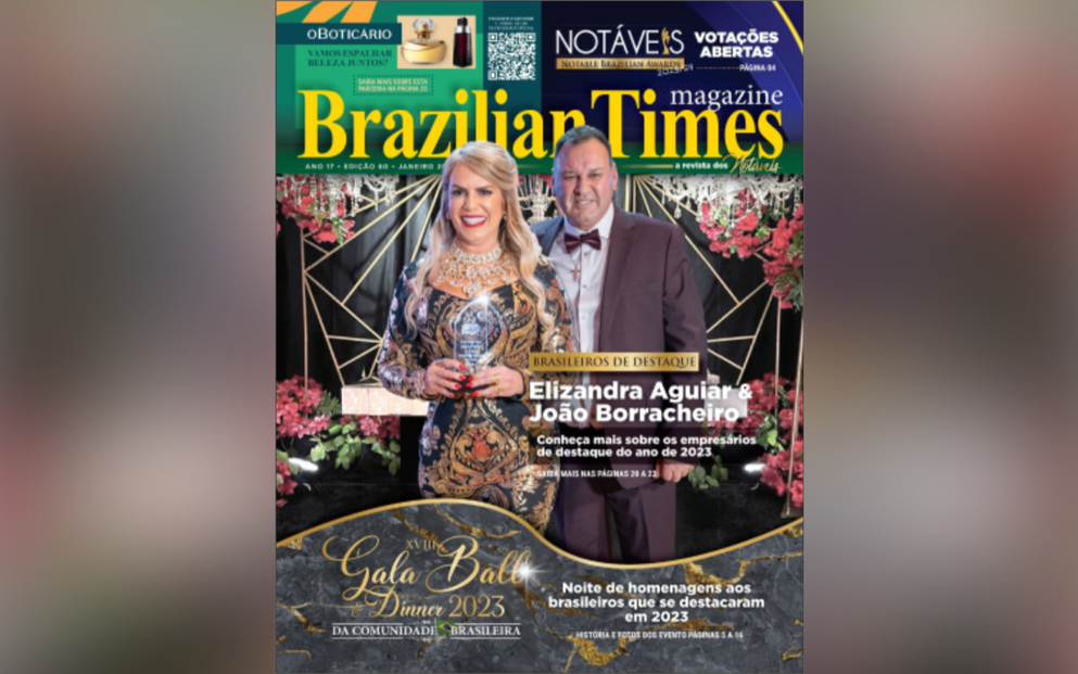 Revista Brazilian Times destaca líderes inspiradores na edição de janeiro